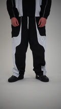 Track pants logo, men & women - Black and white