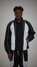 Windbreaker logo, men & women - Black and white